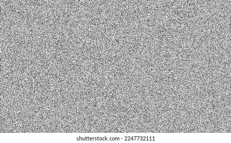 Dotwork pattern vector background. White noise stipple dots. Abstract noise dotwork pattern. Sand grain effect. Black dots grunge banner. Stipple spots. Stochastic dotted vector background.