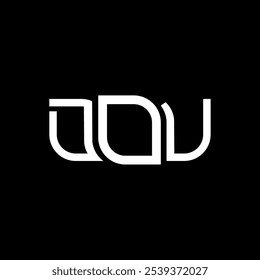 DOU logo design, DOU simple and modern logo. DOU luxurious alphabet design  