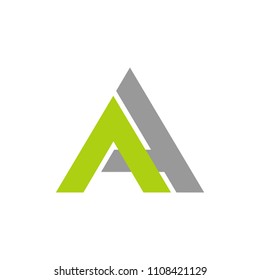 Double A or AA Letter Logo Template