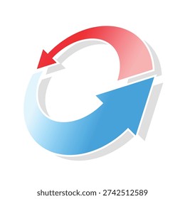 Double Action, dual action, 2x vector icon logo badge