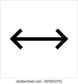 Double arrow icon illustration vector sign symbol isolated, on a white background