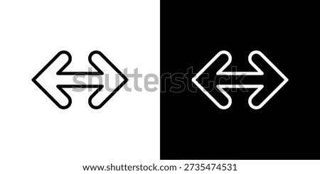 Double Arrow Icon Sheet Black And White