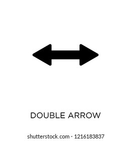 Double arrow icon. Double arrow symbol design from Web navigation collection. Simple element vector illustration on white background.