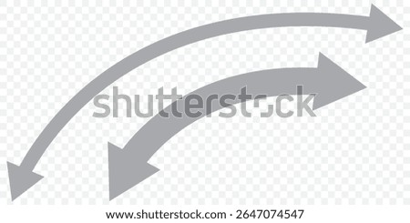 Double arrow icon. Two side arrow icon symbol. left and right long arrow icon. Double arrow icon isolated on white background. vector illustration. EPS 10.