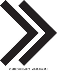 Double Arrow Icon | Vector Art 