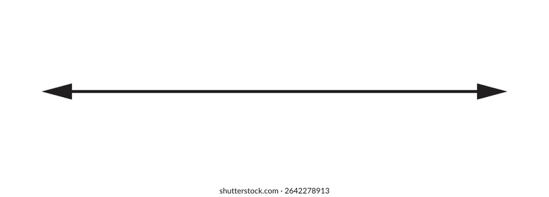 double arrow line art vector icon - ui icon vector
