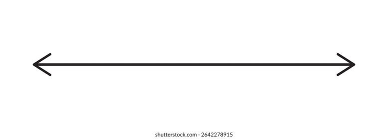 double arrow line art vector icon - ui icon vector