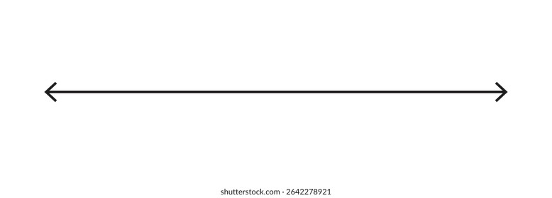 double arrow line art vector icon - ui icon vector