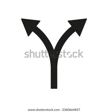 Double arrow sign icon. Two way arrow. Vector. Flat design.
