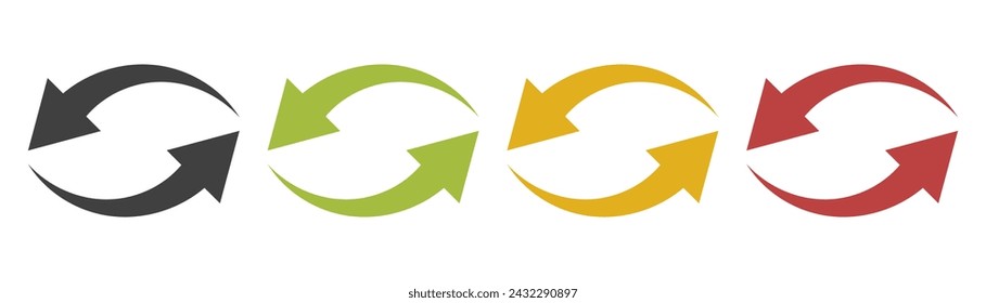 Double arrow symbol. Arrows logo concept