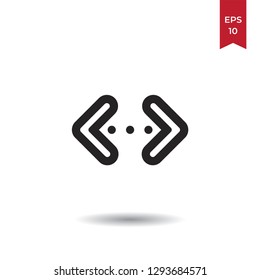 Double arrow vector icon