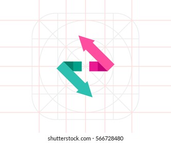 Double Arrow Vector Icon