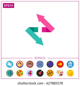 Double Arrow Vector Icon