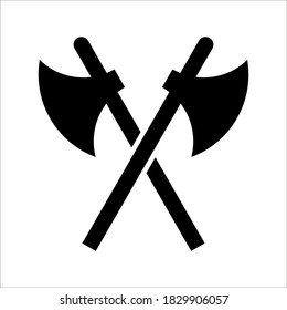 Double Ax icon on a white background