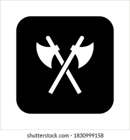 Icono de dos ejes en un fondo blanco