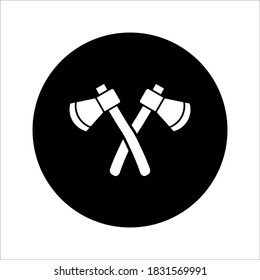 Icono de dos ejes en un fondo blanco