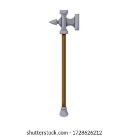 Double ax vector icon.Cartoon vector icon isolated on white background double ax.