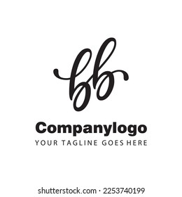 doble b para diseño de empresa de logotipos