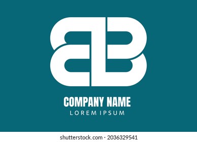 Double B Modern and Simple Monogram Logo for Commercial Use