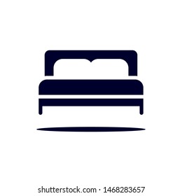 Double bed icon vector design template