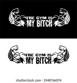 Double Biceps Gym Powerlifting Quotes