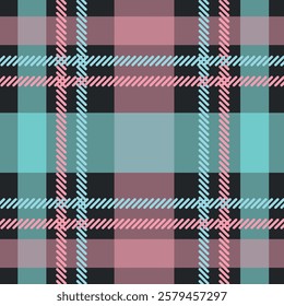 Double big texture on dark background, plaid pattern. Vector design