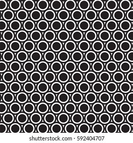 double black circle pattern background vector illustration image