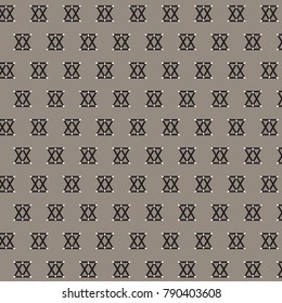double black cross sign pattern brown background vector illustration image