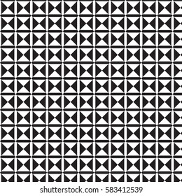 double black and white triangles in square pattern background vector illustration image