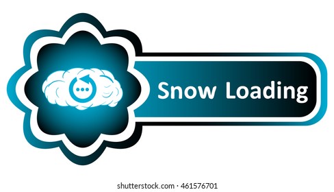 Double blue icon snow loading