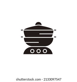 Double boiler  icons  symbol vector elements for infographic web