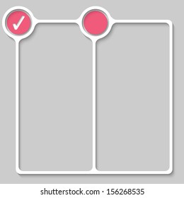 double box for any text with check box