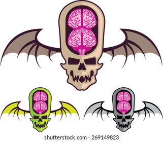 Double brain skull