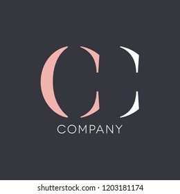 Double C letter logo