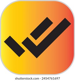 Double check icon form message send status