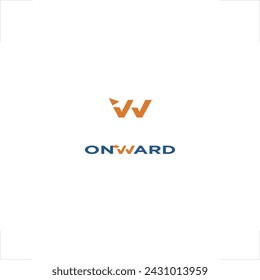 double check W letter logo