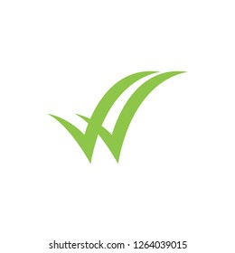 Double checklist graphic icon design template isolated vector