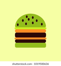 double cheeseburger, hamburger icon, burger vector