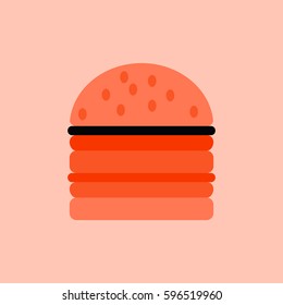 double cheeseburger, hamburger icon, burger vector
