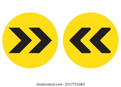 double chevron arrow Graphic design 