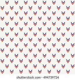 Double chevron pattern
