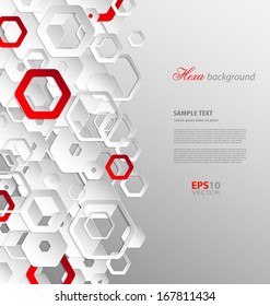 Double color abstract paper template for creative needs