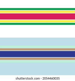 Double Colourful striped seamless pattern design for fashion textiles and graphics