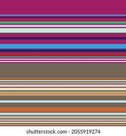 Double Colourful striped seamless pattern design for fashion textiles and graphics