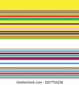 Double Colourful striped seamless pattern design for fashion textiles and graphics