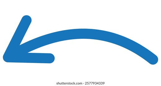 Double Curved Long arrow icon set vector. Double long arrow vector. style Arrow Design EPS 10 