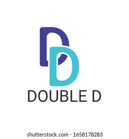 Double D Logo Vector Template