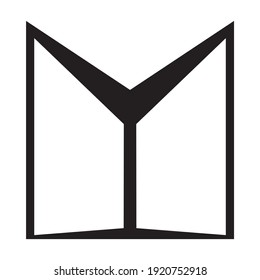 Double Door Concept Icon Design