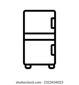 double door fridge icon up and down