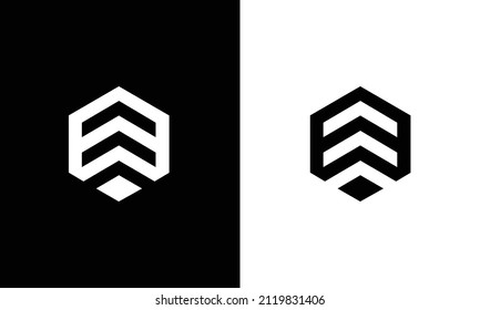 Double E letter logo design. EE logo design